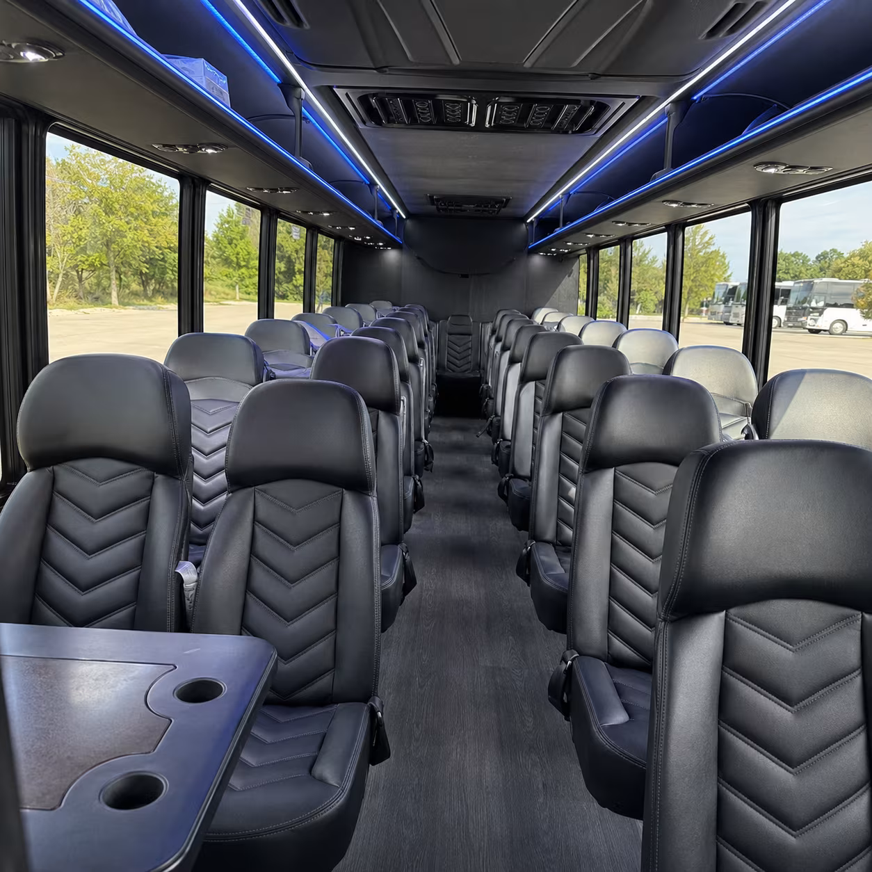 homestead 30 passenger minibus inside