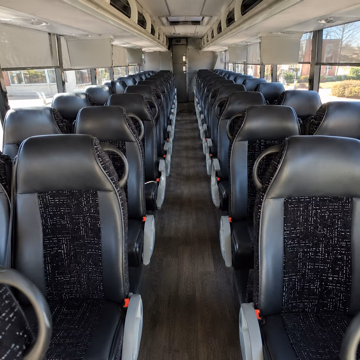 homestead 54 passenger charter bus inside
