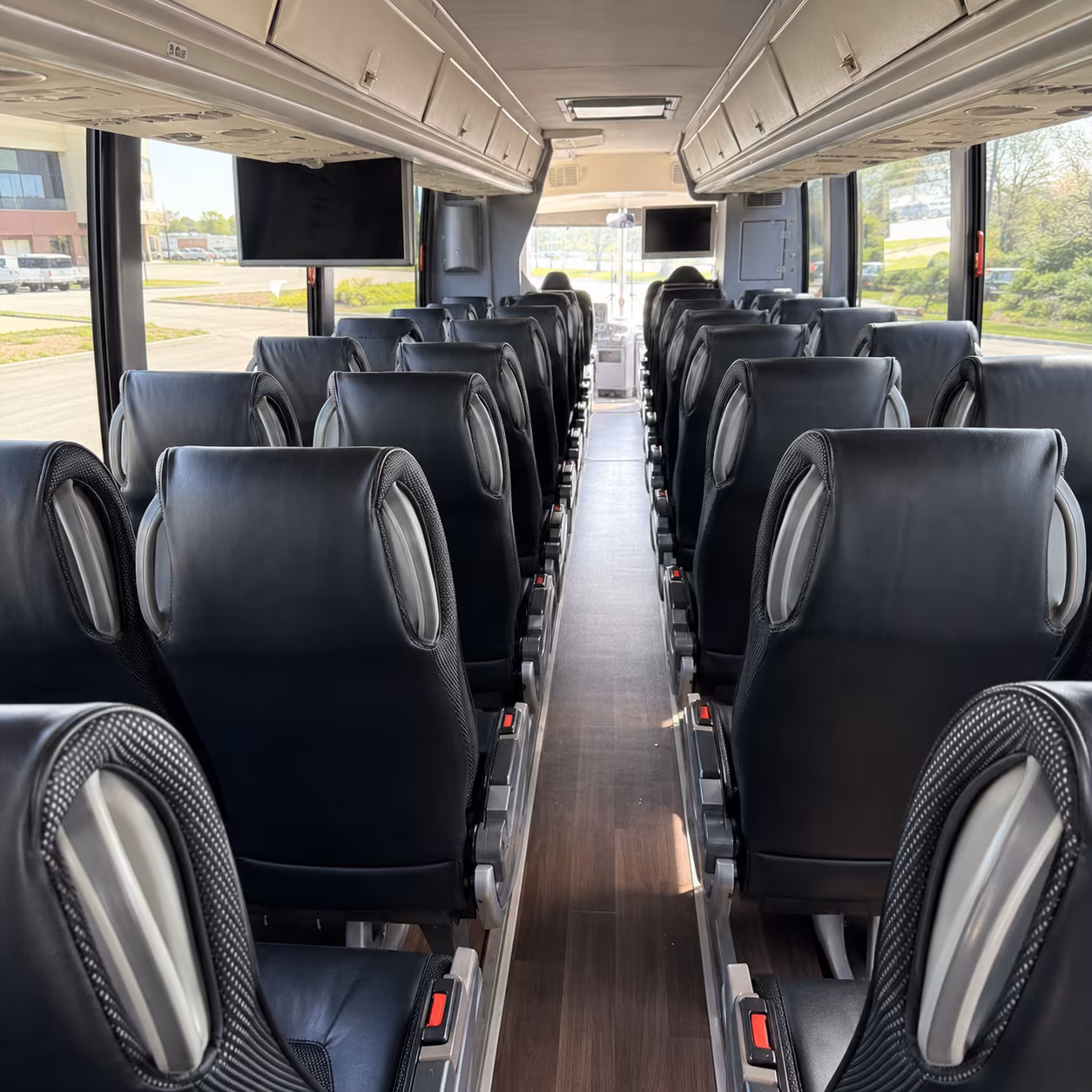 homestead 56 passenger charter bus inside