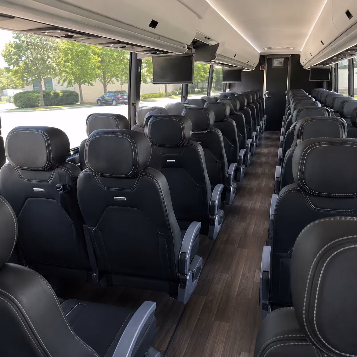 homestead 56 passenger charter bus interior
