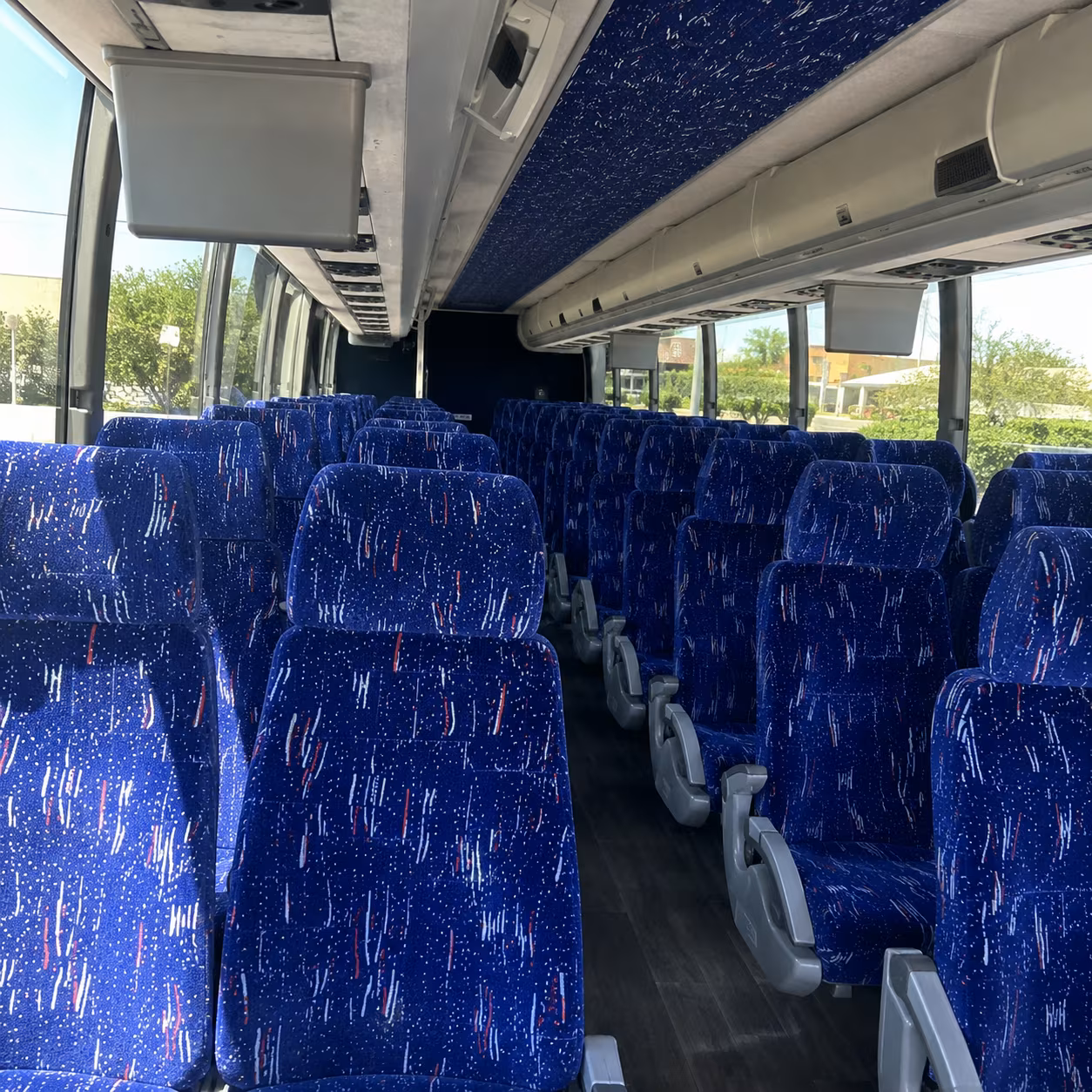 homestead charter bus interior