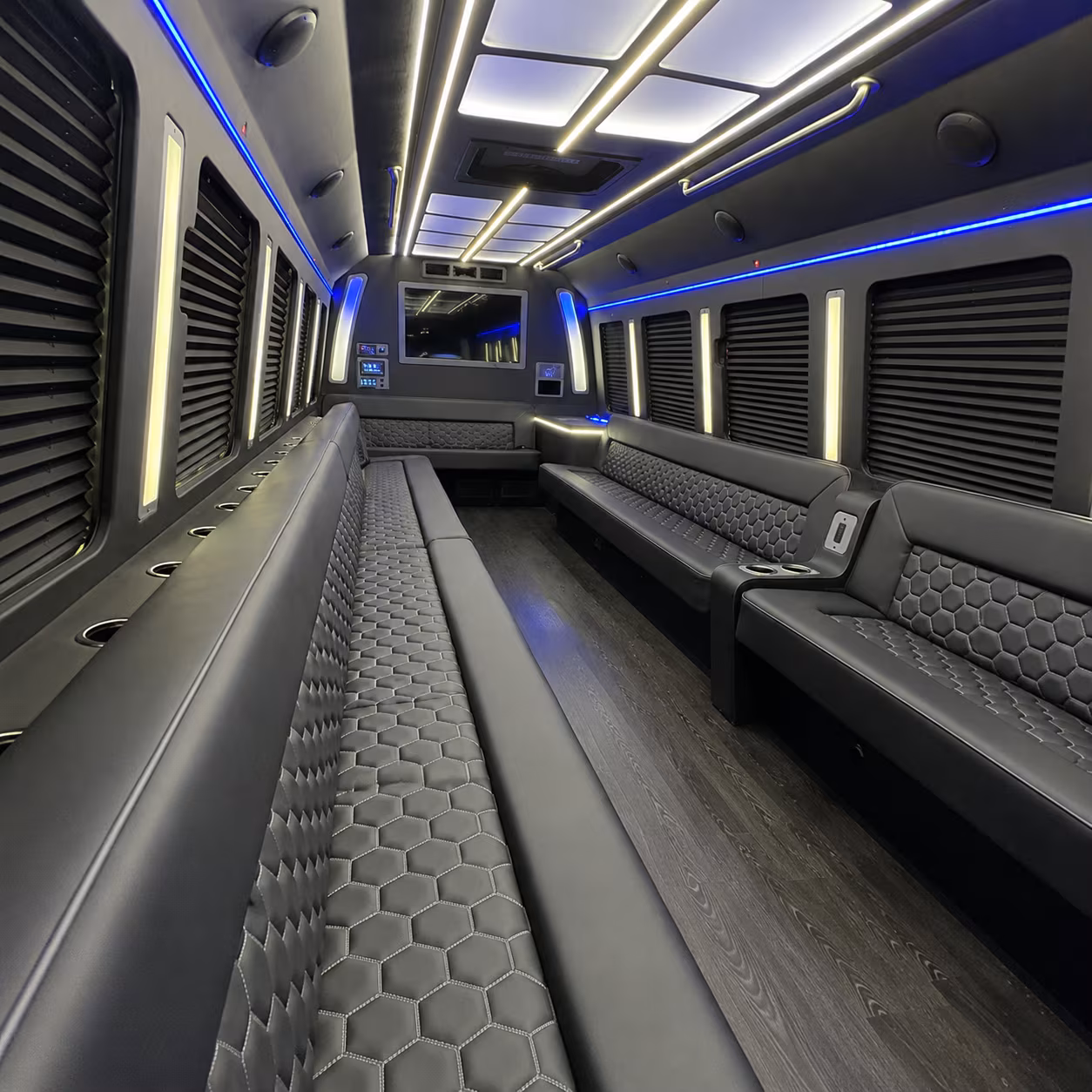 homestead party bus inside